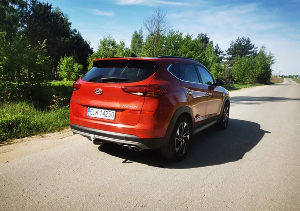 Hyundai Tucson cena 84000 przebieg: 157000, rok produkcji 2019 z Rzgów małe 137